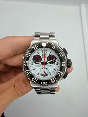 TAG Heuer Formula 1 Chronograph Watch - White Dial